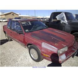 1989 - OLDSMOBILE CUTLASS