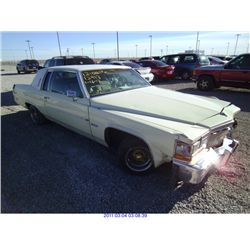 1981 - CADILLAC DEVILLE