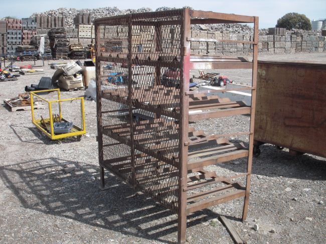 Steel 4-Shelf Propane Storage Rack