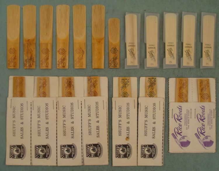 20 Saxophone Reeds Vintage Mint Selmer Soloist Vandoren