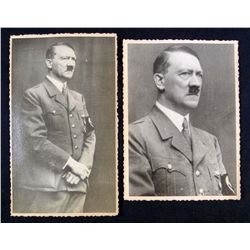 LOT OF 2 GERMAN NAZI ADOLF HITLER ARCHIVE PHOTOS