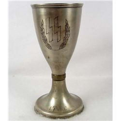 GERMAN NAZI SS TRACK AND FIELD 1ST PLACE AWARD PEWTER CUP