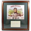 Image 1 : HONUS WAGNER CUT SIGNATURE W/ PICTURE - FRAMED W/ COA
