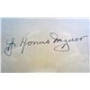 Image 2 : HONUS WAGNER CUT SIGNATURE W/ PICTURE - FRAMED W/ COA