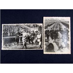 LOT OF 2 GERMAN NAZI ADOLF HITLER ARCHIVE PHOTOS