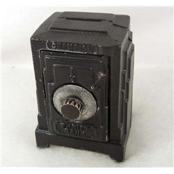 C. 1930'S CHAMPION HEATER THRIFT CAST IRON BANK W/ COMBINATION