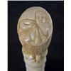 Image 5 : VINTAGE RISQUE EROTIC HAND CARVED BONE NUDE WOMAN CANE