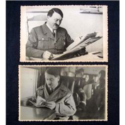 LOT OF 2 GERMAN NAZI ADOLF HITLER ARCHIVE PHOTOS