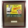 Image 1 : BABE RUTH "GEORGE H. RUTH" CUT SIGNATURE W/ PICTURE - FRAMED W/ COA