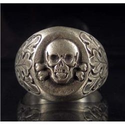 GERMAN NAZI SS REGIMENT "TOTTEN KOPF" RING