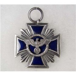 GERMAN NAZI NSDAP 15 YEARS OF SERVICE ENAMELED CROSS