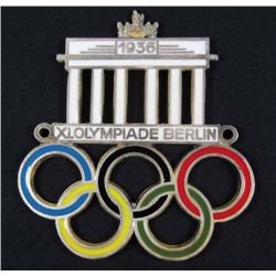 GERMAN NAZI 1936 BERLIN OLYMPICS TABLE TOP PLAQUE