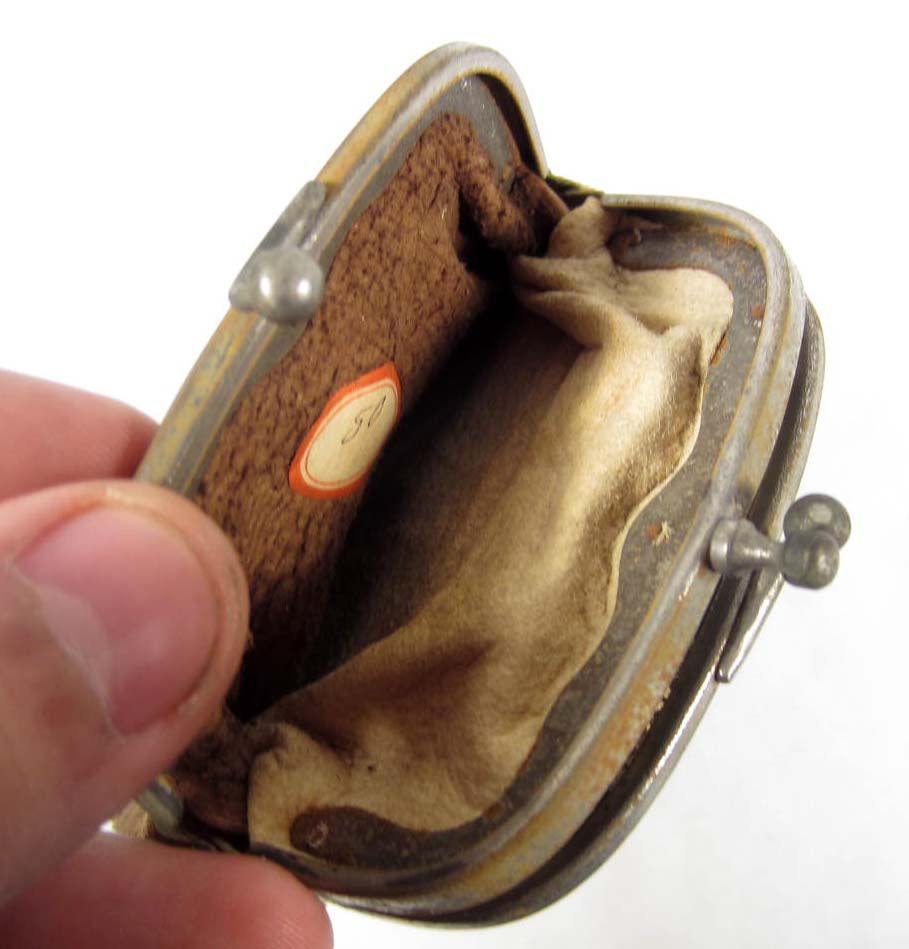 OLD WEST WELLS FARGO AND COMPANY EXPRESS SAN FRANCISCO LEATHER COIN PURSE