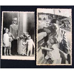 LOT OF 2 GERMAN NAZI ADOLF HITLER ARCHIVE PHOTOS