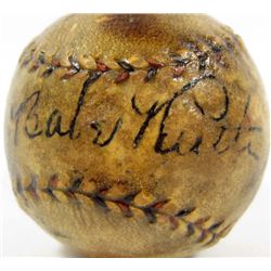 BABE RUTH SIGNED BASEBALL LIGHTER W/ COA