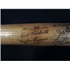 Image 6 : BABE RUTH SIGNED BASEBALL BAT ALONG W/ APPROX. 40 ADDITIONAL SIGNATURES
