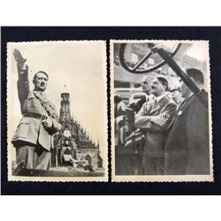 LOT OF 2 GERMAN NAZI ADOLF HITLER ARCHIVE PHOTOS