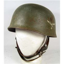 GERMAN NAZI LUFTWAFFE PARATROOPER FALLSCHIRMJAGER SINGLE DECAL COMBAT HELMET