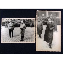 LOT OF 2 GERMAN NAZI ADOLF HITLER ARCHIVE PHOTOS