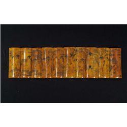 ELABORATE EROTIC TIBETIAN YAK BONE SCRIMSHAW DECORATION