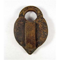 OLD WEST NEVADA CENTRAL RAILWAY N C RWY RAILROAD LOCOMOTIVE LOCK