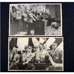 LOT OF 2 GERMAN NAZI ADOLF HITLER ARCHIVE PHOTOS