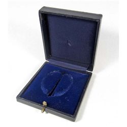 GERMAN NAZI CASE FOR LUFTWAFFE RADIO OPERATOR AERIAL GUNNER BADGE