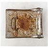 Image 2 : GERMAN NAZI WAFFEN SS GOTT MITT UNS SKULL EM BELT BUCKLE