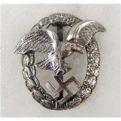 GERMAN NAZI LUFTWAFFE OBSERVER BADGE