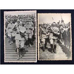 LOT OF 2 GERMAN NAZI ADOLF HITLER ARCHIVE PHOTOS