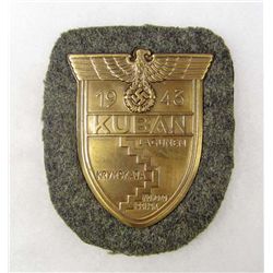GERMAN NAZI ARMY KUBAN SLEEVE SHIELD