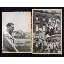 LOT OF 2 GERMAN NAZI ADOLF HITLER ARCHIVE PHOTOS
