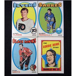 LOT OF 4 TOPPS HOCKEY CARDS