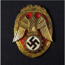 GERMAN NAZI GAU HONOR BADGE