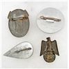 Image 2 : LOT OF 4 GERMAN NAZI TINNIE DAY RALLY BADGES