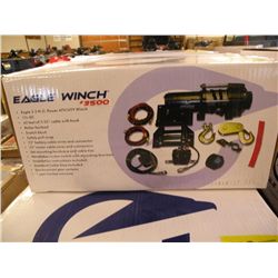 Eagle 3500 lb ATV/UTV winch- NEW 1 yr MFG Warranty
