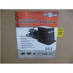 Cycle Country 2-seat Ice Captain fishing shelter   MSRP $499.   New in box