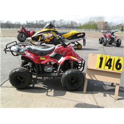 Odes 110cc youth ATV -red    SN- L6FAXJAG5B0002402