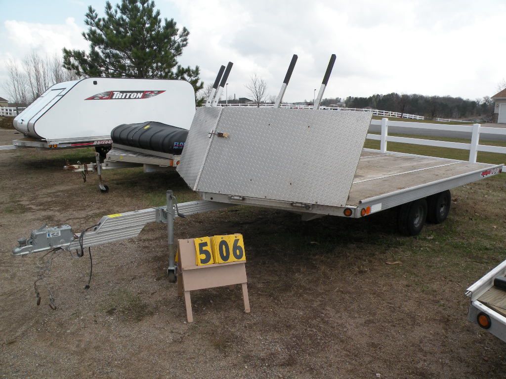 2004 Sled Bed 12 ft trailer SN 5A8MJ212642025880