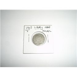 1907 Liberty Head "V" Nickel *PLEASE LLOK AT PICTURE TO DETERMINE GRADE*!!