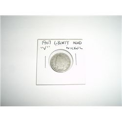1907 Liberty Head "V" Nickel *PLEASE LLOK AT PICTURE TO DETERMINE GRADE*!!