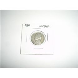 1939 Jefferson Nickel *PLEASE LOOK AT PICTURE TO DETERMINE GRADE*!!