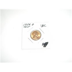 1956-D Lincoln Cent Penny *RARE UNC GRADE - NICE COIN*!!