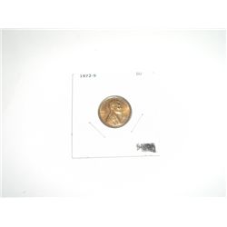 1972-S Lincoln Cent Penny *RARE BU UNC GRADE - NICE COIN*!!