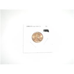 1982-D LARGE DATE Lincoln Cent Penny *RARE BU UNC GRADE - NICE COIN*!!