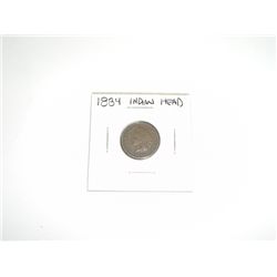 1884 Indian Head Penny *PLEASE LOOK AT PICTURE TO DETERMINE GRADE - NICE COIN*!!