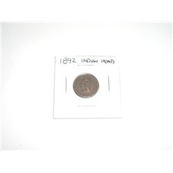 1892 Indian Head Penny *PLEASE LOOK AT PICTURE TO DETERMINE GRADE - NICE COIN*!!