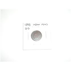 1898 Indian Head Penny *RED* *PLEASE LOOK AT PICTURE TO DETERMINE GRADE - NICE COIN*!!