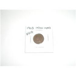 1903 Indian Head Penny *RED* *PLEASE LOOK AT PICTURE TO DETERMINE GRADE - NICE COIN*!!