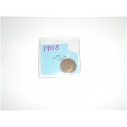1908 Indian Head Penny *PLEASE LOOK AT PICTURE TO DETERMINE GRADE - NICE COIN*!!